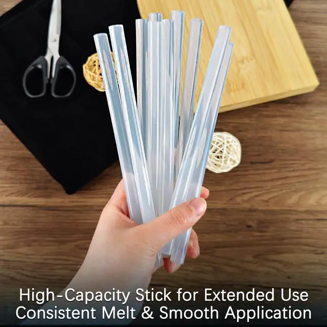 Alt view image 4 of 6 - 100-Count 1/4 inch Mini Hot Glue Sticks, 4 inch Long Rapid Cure Adhesive for Electronics, Crafts and Multi-Material Bonding