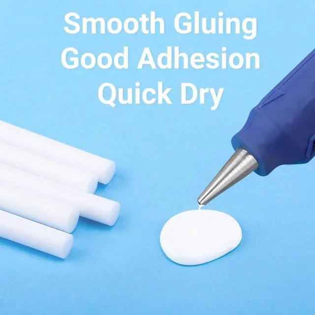 Alt view image 3 of 7 - White Hot Glue Sticks Bulk, 36 Pack Mini Hot Glue Sticks for Crafting, Woodworking, Decoration, Bonding Repair, Wax Sealing, 4" Long x 0.27" Dia