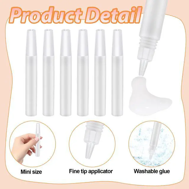 Alt view image 5 of 7 - 30 Pcs Art White Glue Stick Pens, 10ml Quick Dry Tacky Glue Pens Precise Apply Liquid Glue Pens Classroom Supplies for Paper Crafts Supplies Handmade Stationery DIY School Craft Supplies (30, 10ml)