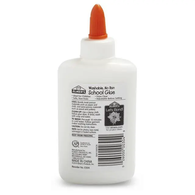 Alt view image 5 of 5 - bundle Washable Liquid School Glue, White, Dries Clear, 4 fl oz Plus Disappearing Purple Elmer's School Glue Stick, 7g, 2pk