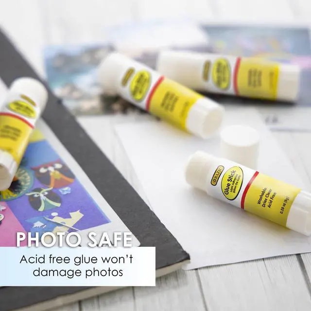 Alt view image 3 of 7 - Glue Sticks, 0.28 oz (8 g), 4 Count, 2-Pack