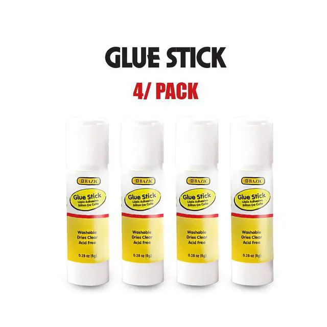 Alt view image 5 of 7 - Glue Sticks, 0.28 oz (8 g), 4 Count, 2-Pack