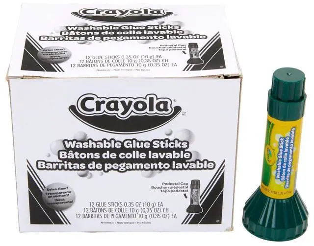 Main image of Washable Glue Sticks; Art Tools; 12 ct.; Great for Classroom Projects