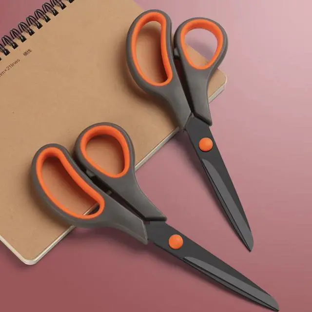 Alt view image 3 of 7 - 3-Pack 8 Inch Craft Scissors, Heavy Duty Non-Stick PTFE-Coated