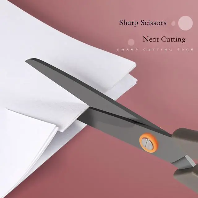 Alt view image 4 of 7 - 3-Pack 8 Inch Craft Scissors, Heavy Duty Non-Stick PTFE-Coated