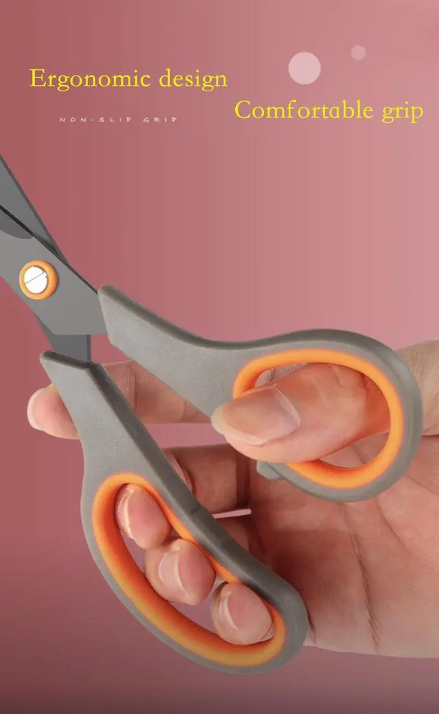 Alt view image 6 of 7 - 3-Pack 8 Inch Craft Scissors, Heavy Duty Non-Stick PTFE-Coated