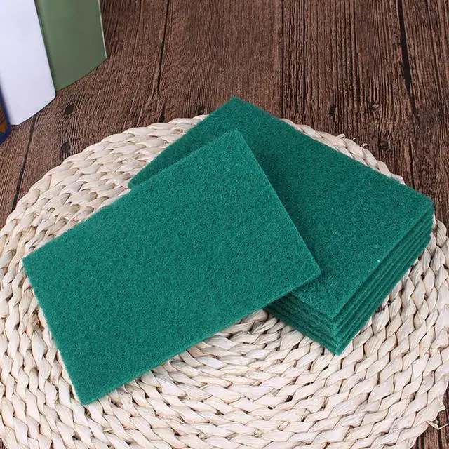 Alt view image 2 of 7 - 10PCS Heavy Duty Cleaning Scrubbing Pads for Kitchen Bathroom Household Cleaning Dish Scrub Sponges