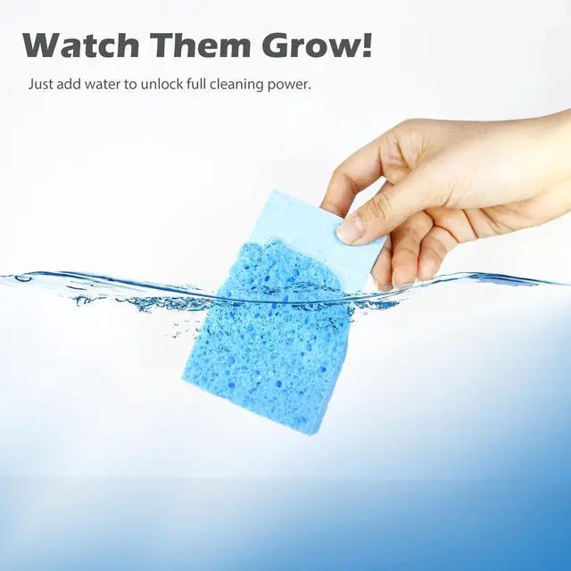 Alt view image 3 of 7 - Cellulose Kitchen Sponges for Dishes(6 Pack)