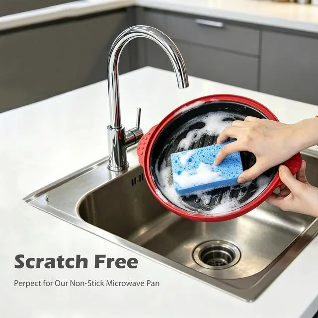 Alt view image 7 of 7 - Cellulose Kitchen Sponges for Dishes(6 Pack)