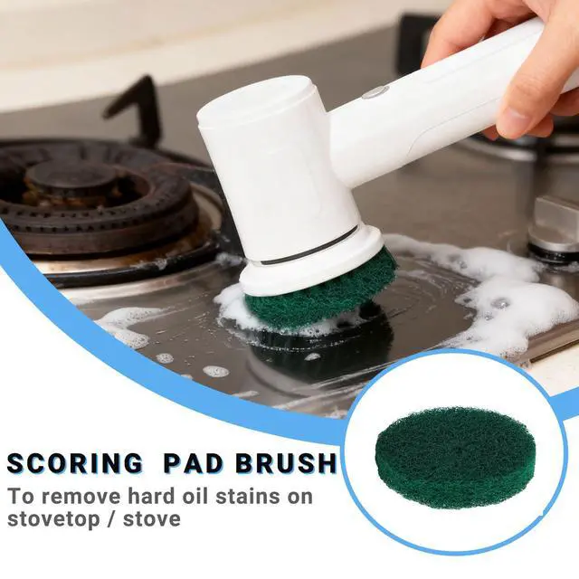Alt view image 3 of 7 - Spin Scrubber Replacement Heads, 4-Pack