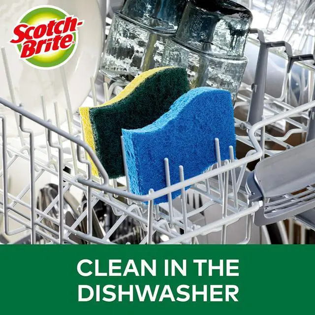 Alt view image 3 of 7 - Heavy-Duty Kitchen Scrub Sponge, No Size