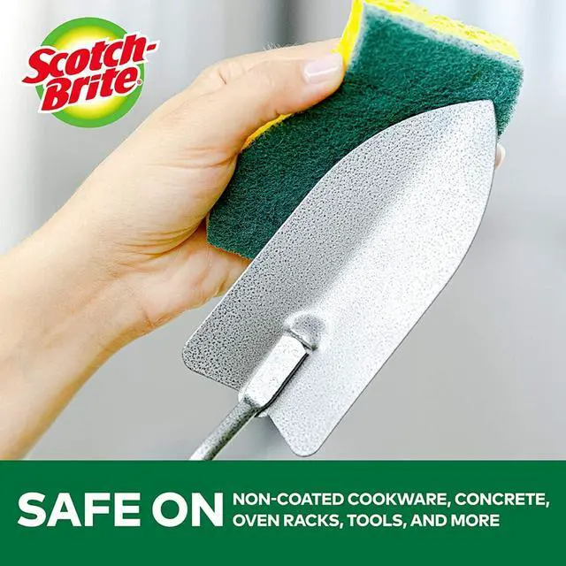 Alt view image 5 of 7 - Heavy-Duty Kitchen Scrub Sponge, No Size