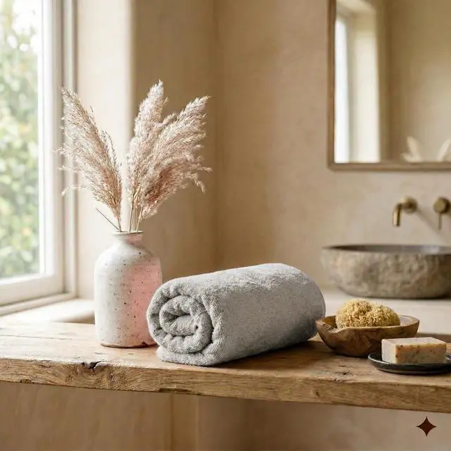 Alt view image 4 of 7 - Bath Sheet 35x71 Inch Extra Large 100% Long-Staple Cotton Zero Twist Towel Fog Gray Hotel Spa Quality Plush Towel Super Soft Absorbent Quick Dry for Bathroom Gym Pool Luxury Towel