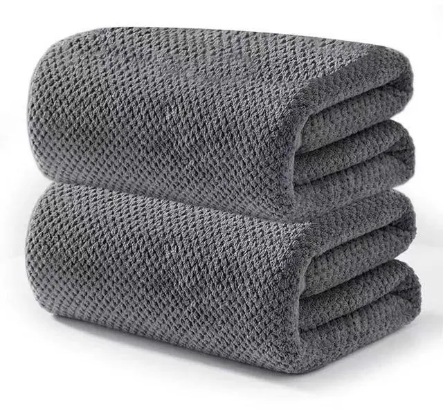 Main image of 2-Pack Microfiber Towels 27x54(Inches), Ultra Soft Quick Dry Bath Towels, Highly Absorbent & Lightweight for Gym, Yoga, Travel, Spa, Home & Post-Workout, Large Bath Sheet Set