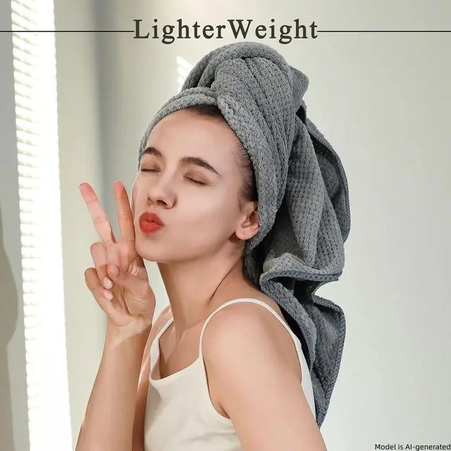 Alt view image 7 of 7 - 2-Pack Microfiber Towels 27x54(Inches), Ultra Soft Quick Dry Bath Towels, Highly Absorbent & Lightweight for Gym, Yoga, Travel, Spa, Home & Post-Workout, Large Bath Sheet Set