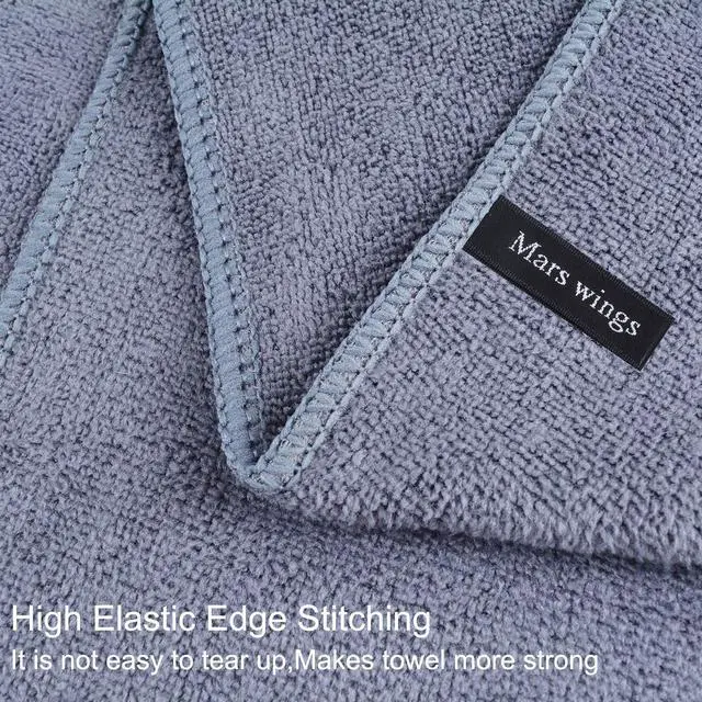 Alt view image 3 of 6 - Oversized Microfiber Bath Towel (Bath Sheet), 1 Pack (32 x 71 Inch), Extra Large Super Absorbent, Quick Fast Dry, Soft Eco-Friendly Towel for Body, Bathroom, Travel (1PCS Grey)