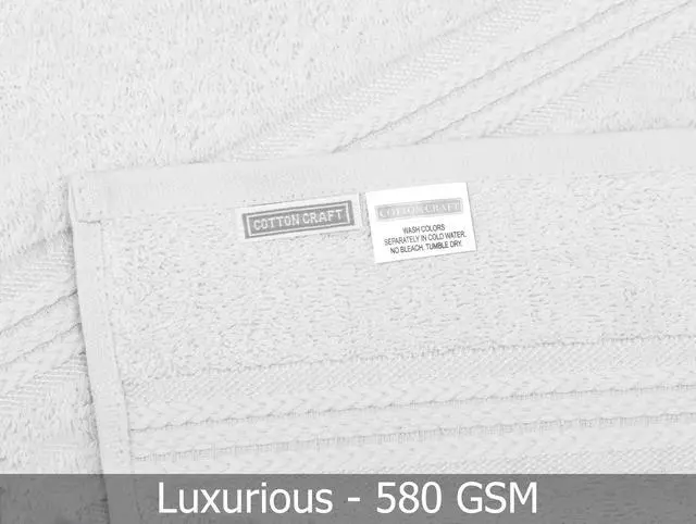Alt view image 7 of 7 - Ultra Soft Washcloths - 12 Pack 100% Ringspun Cotton Facecloth