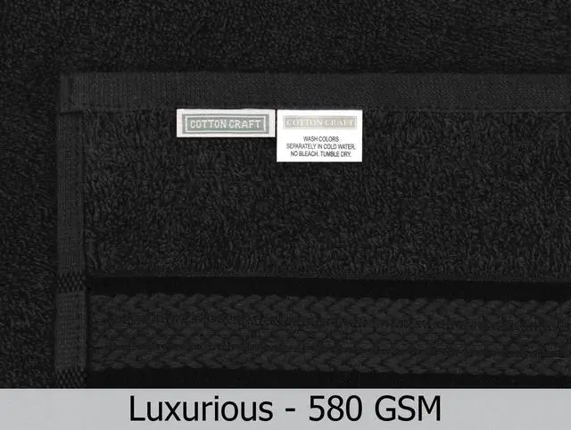 Alt view image 7 of 7 - Ultra Soft Washcloths - 12 Pack 100% Ringspun Cotton Facecloth