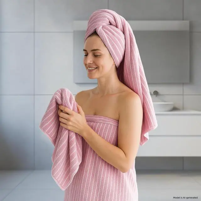 Alt view image 5 of 7 - Microfiber Bath Towel 35x70 Inches- Ultra Soft Quick Dry, Lightweight for Gym, Spa, Travel | Hotel Grade & Multi-Use| Single Pack