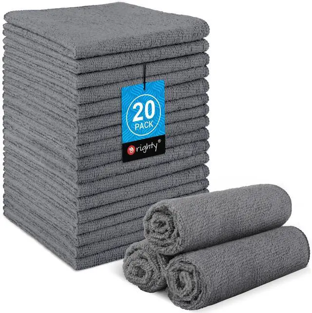 Main image of Wash Cloths, Face Towels 12x12 Inch 20 Pack