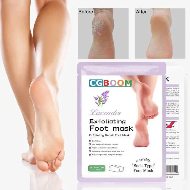 Alt view image 2 of 6 - Foot Peel Mask 3 Pack,Exfoliator Peel Off Calluses Dead Skin Callus Remover