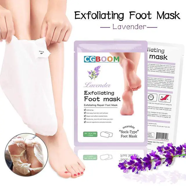 Alt view image 5 of 6 - Foot Peel Mask 3 Pack,Exfoliator Peel Off Calluses Dead Skin Callus Remover