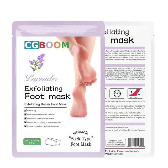 Alt view image 4 of 6 - Foot Peel Mask 3 Pack,Exfoliator Peel Off Calluses Dead Skin Callus Remover