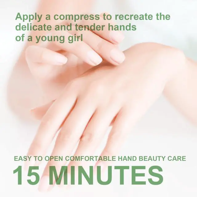 Alt view image 3 of 7 - Moisturizing Hand Mask with Shea Butter and Goat Milk, Hydrating Hand Masks for Dry Cracked Hands, Dry Skin Moisturizer for Soft and Smooth Touch Hands - Men Women - 5 Pairs