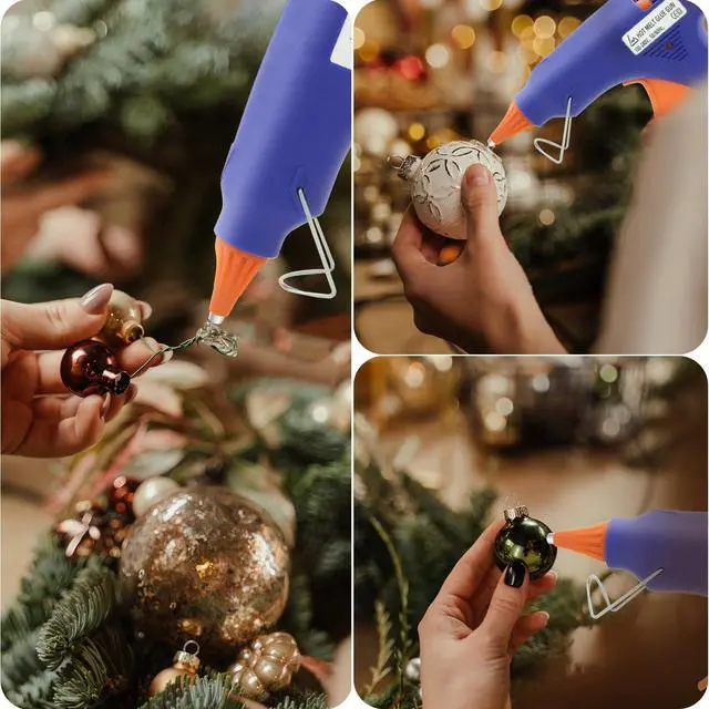 Alt view image 6 of 7 - Hot Glue Gun Kit, Mini Hot Melt Glue Gun for Crafts with 30 Glue Sticks and Carry Case for Craft, School DIY Arts, and Home Repair