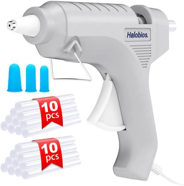 Main image of Hot Glue Gun, Fast Preheating Hot Melt Glue Gun with 20 Glue Sticks, Hot Glue Gun Full Size for Making Decoration School DIY Crafts Projects Home Repairs(40W Gray)