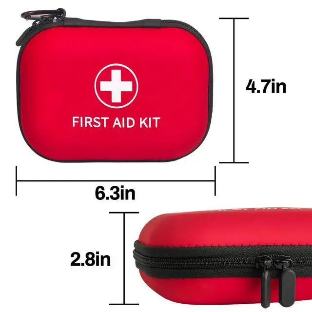 Alt view image 7 of 7 - 138 Pcs Mini First Aid Kit Travel Size, TSA Approved Small First Aid Kit for Car, Hiking & Home, Compact Travel Medicine Kit, Med Kit