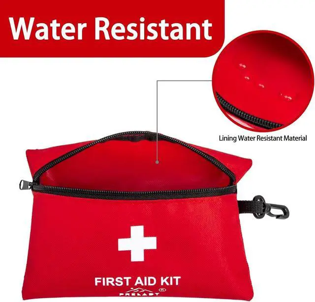 Alt view image 6 of 6 - 2Pack 152 Piece Small First Aid Kit, Travel Size First Aid Kit TSA Approved, Mini Forst aid kit for Home, Car, Travel, Camping, Truck, Sports, Office, Hiking Med Kit for Backpack