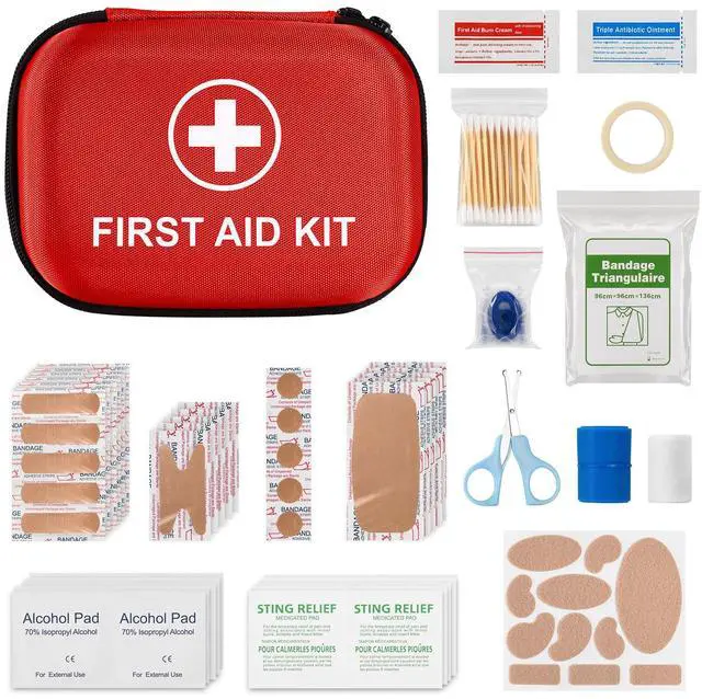 Main image of 115 Piece Portable EVA Emergency Medical Kit, Suitable for Home, Travel, Outdoor, Camping, Office, Car, Hiking, and School