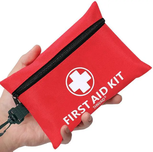 Main image of Mini First Aid Kit - 147 Piece Small First Aid Kit,with Rotatable Buckle Ideal for Cars, Schools, Sports, Homes, Travel, Camping, Hiking