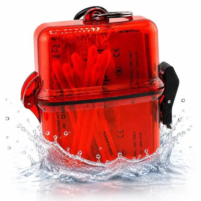 Main image of First Aid Kit for Car, Travel, Camping, Sports, Compact, Waterproof, Essential Protection