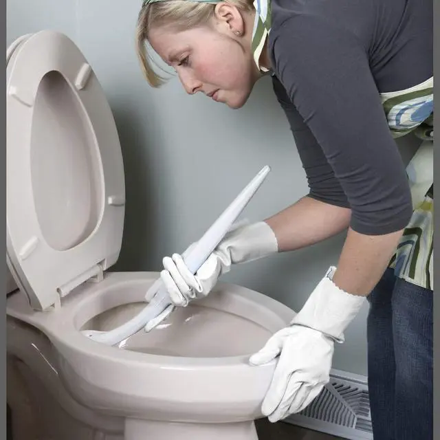 Alt view image 2 of 4 - Premium Comfort, Latex-Free, Reusable Household Glove White, Large | Latex-free with soft cotton flock lining and embossed grip for dishwashing, bathroom cleaning, laundry, gardening, and chores