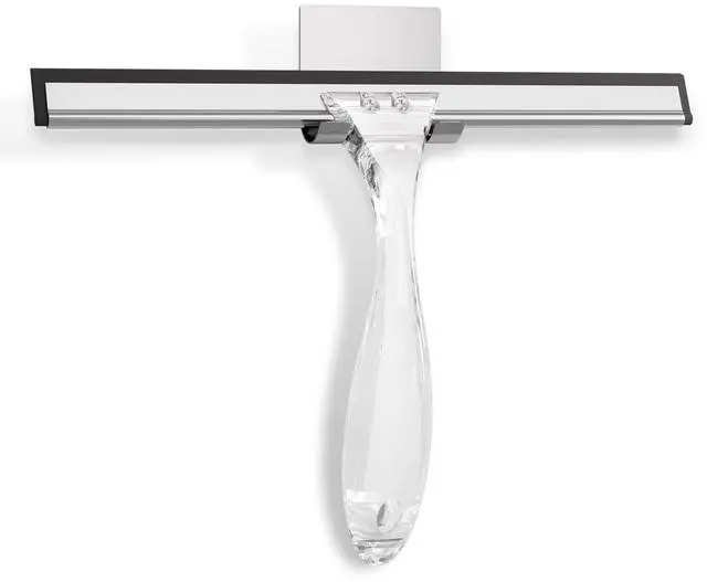Main image of Squeegee for Shower Glass Door, Shower Squeegee for Glass Doors - Acrylic Handle All-Purpose Squeegee for Shower Doors, Windows, Mirrors, Tiles and Car Glass, 10 Inches - Clear