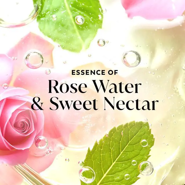 Alt view image 4 of 7 - Body Wash for Women, Fresh Radiance, 24/7 Skin-Loving Freshness, Visibly Radiant, Plant Based Cleansers, Vitamin B3 & Antioxidant Blend, All Skin Types, Rose Water & Sweet Nectar Scent, 22 fl oz