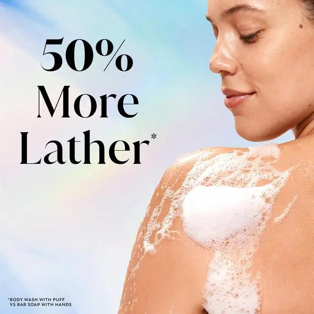 Alt view image 6 of 7 - Body Wash for Women, Fresh Radiance, 24/7 Skin-Loving Freshness, Visibly Radiant, Plant Based Cleansers, Vitamin B3 & Antioxidant Blend, For All Skin Types, Birch Water & Lavender Scent, 22 fl oz