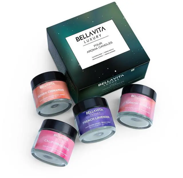 Main image of Scented Candle Gift Set | Set of 4 | Home Decor