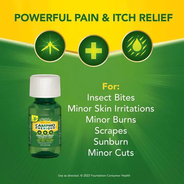 Alt view image 2 of 6 - Maximum Strength Antiseptic Liquid with Aloe, Pain Relief & Anti-Itch Treatment, Instant Relief for Bug Bites, Minor Cuts, Skin Irritations and Burns, Multi-Purpose Soothing Itch Relief Liquid, 0.75 f