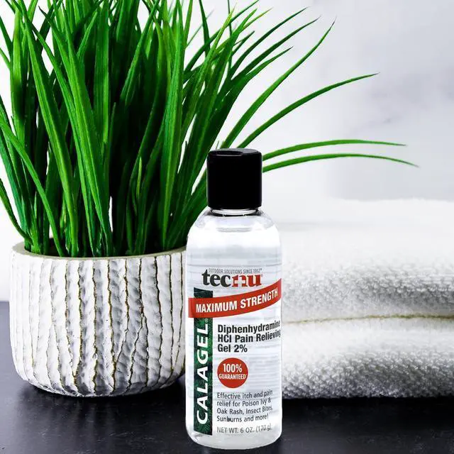 Alt view image 3 of 5 - Tecnu Calagel Anti-Itch Gel, Maximum Strength for Poison Ivy, Rashes, Bug Bites, Stings and Minor Burns, 6 oz