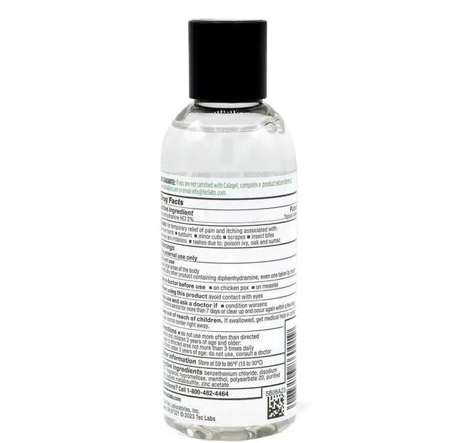 Alt view image 5 of 5 - Tecnu Calagel Anti-Itch Gel, Maximum Strength for Poison Ivy, Rashes, Bug Bites, Stings and Minor Burns, 6 oz