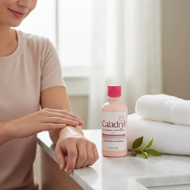 Alt view image 4 of 6 - Calamine Lotion for Itching, Insect Bites & Poison Ivy, 6 Fl Oz | Itch Relief Lotion with 8% Calamine & 1% Pramoxine, Helps Relieve Pain and Rashes from Poison Ivy, Oak & Sumac