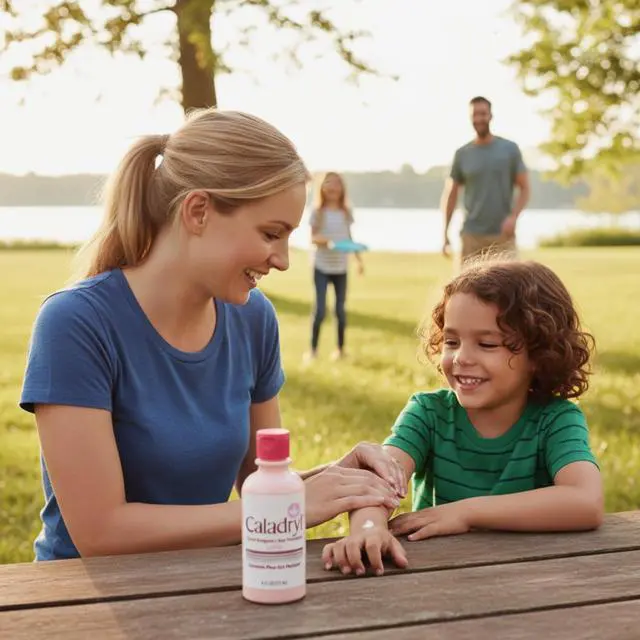 Alt view image 6 of 6 - Calamine Lotion for Itching, Insect Bites & Poison Ivy, 6 Fl Oz | Itch Relief Lotion with 8% Calamine & 1% Pramoxine, Helps Relieve Pain and Rashes from Poison Ivy, Oak & Sumac
