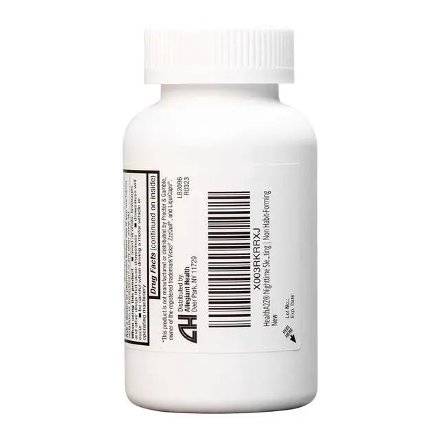 Alt view image 3 of 7 - Sleep Aid, Diphenhydramine HCl 25mg Softgels, Supports Deeper, Restful Sleeping, Non Habit-Forming (250 Softgels)