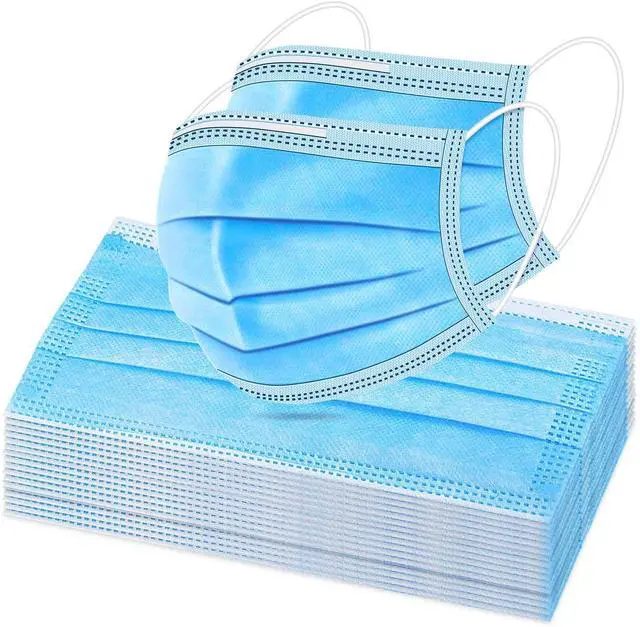 Alt view image 6 of 7 - Made in USA ASTM Level 3 Face Mask Single Use Disposable 3-Ply Face Masks with Ear loops (Box of 50pcs)