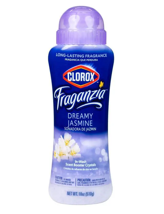 Alt view image 6 of 7 - Fraganzia Scent Booster Crystals, Dreamy Jasmine, 18 Oz, 2 Pack | Add directly to washer with detergent, works in standard and high-efficiency machines, double-bottle value