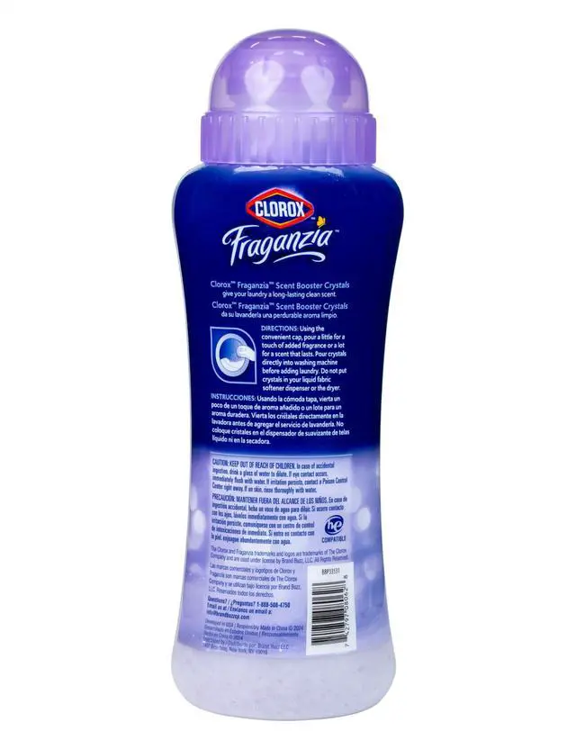 Alt view image 7 of 7 - Fraganzia Scent Booster Crystals, Dreamy Jasmine, 18 Oz, 2 Pack | Add directly to washer with detergent, works in standard and high-efficiency machines, double-bottle value