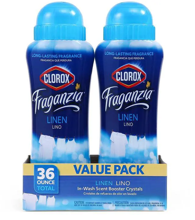Main image of Fraganzia Scent Booster Crystals, Linen Scent, 18 Oz, 2 Pack